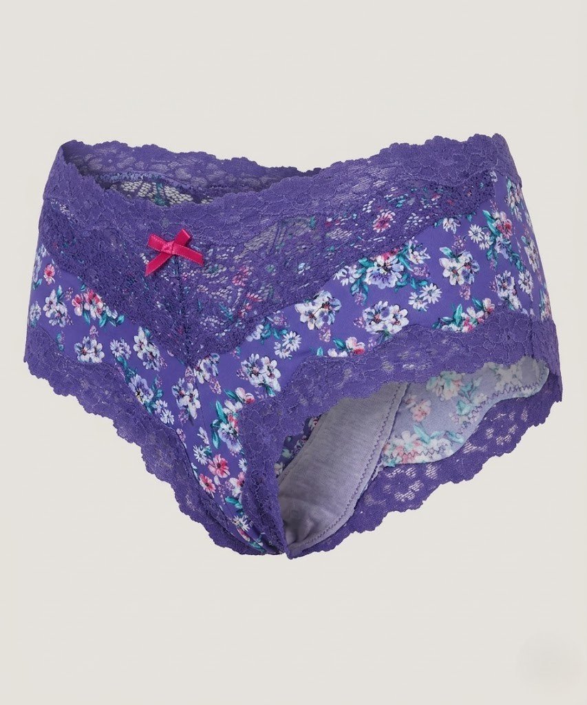 Pantaleta Lady Genny Plus Size C-403 Microfibra & Encaje - Imagen 2