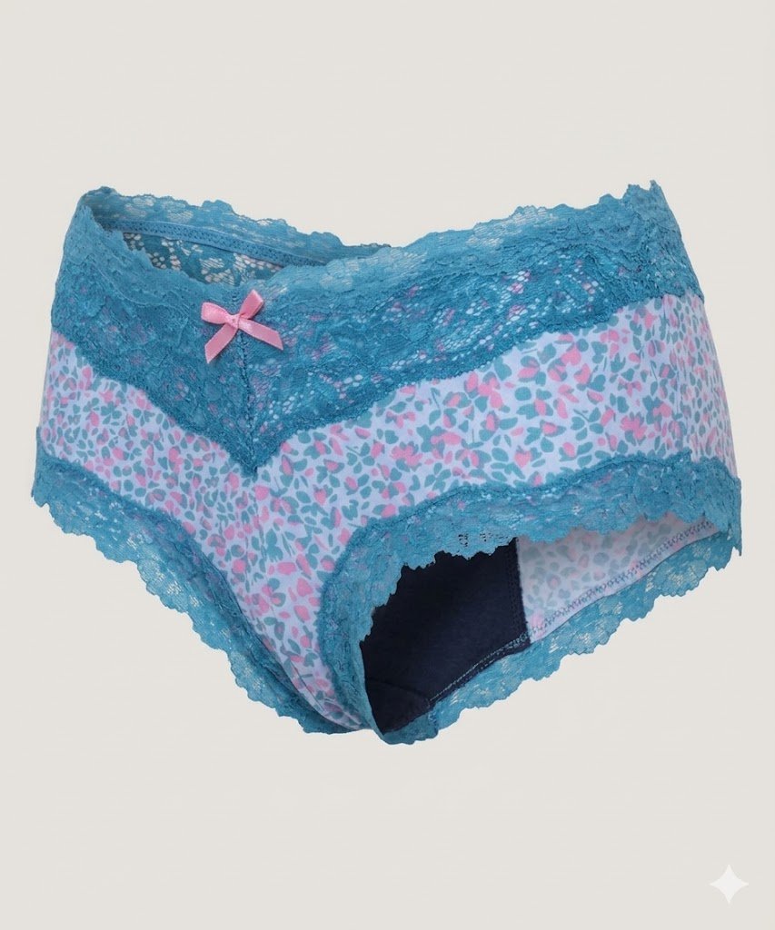 Pantaleta Lady Genny Plus Size C-403 Microfibra & Encaje - Imagen 6