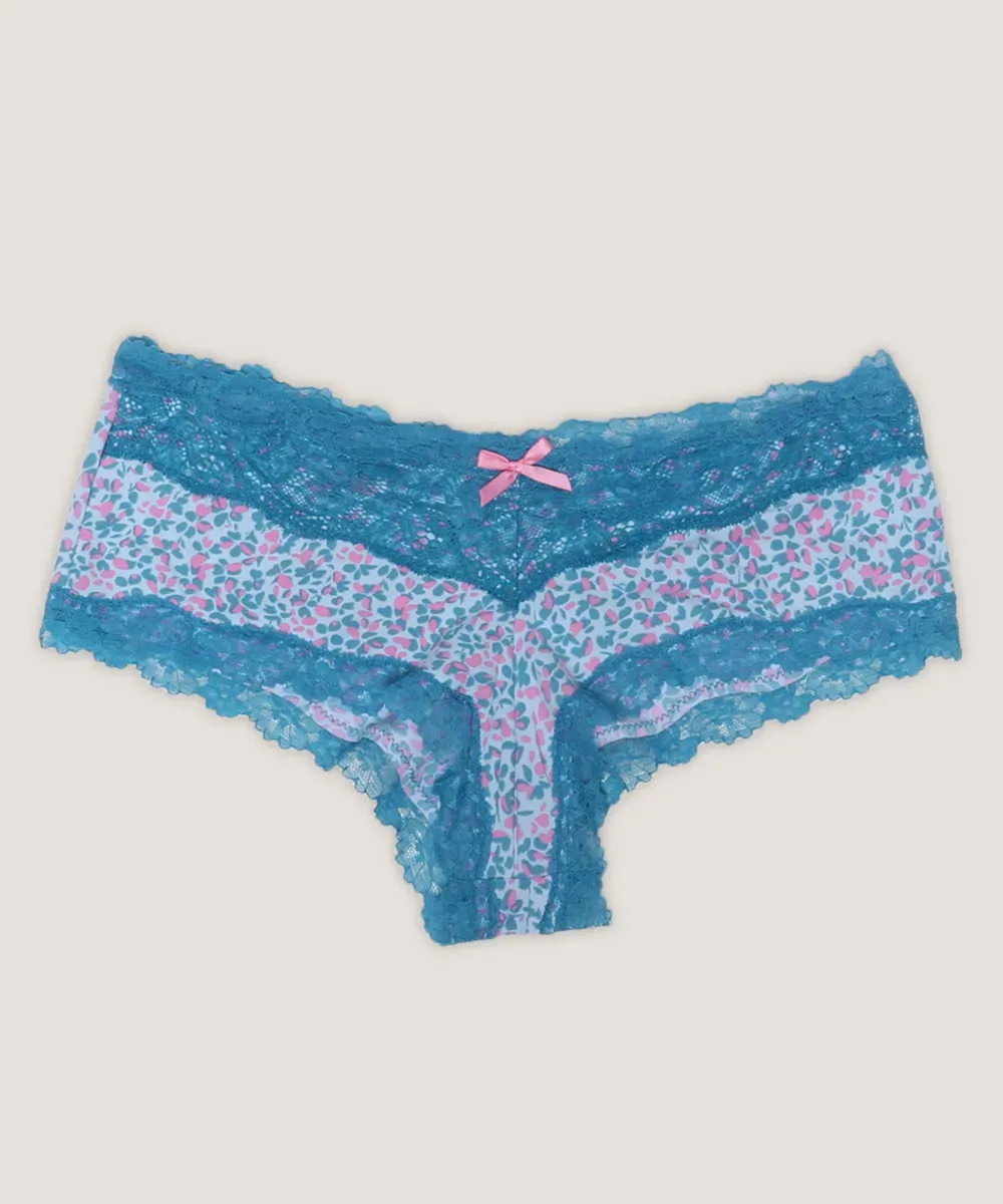 Pantaleta Lady Genny Plus Size C-403 Microfibra & Encaje - Imagen 5