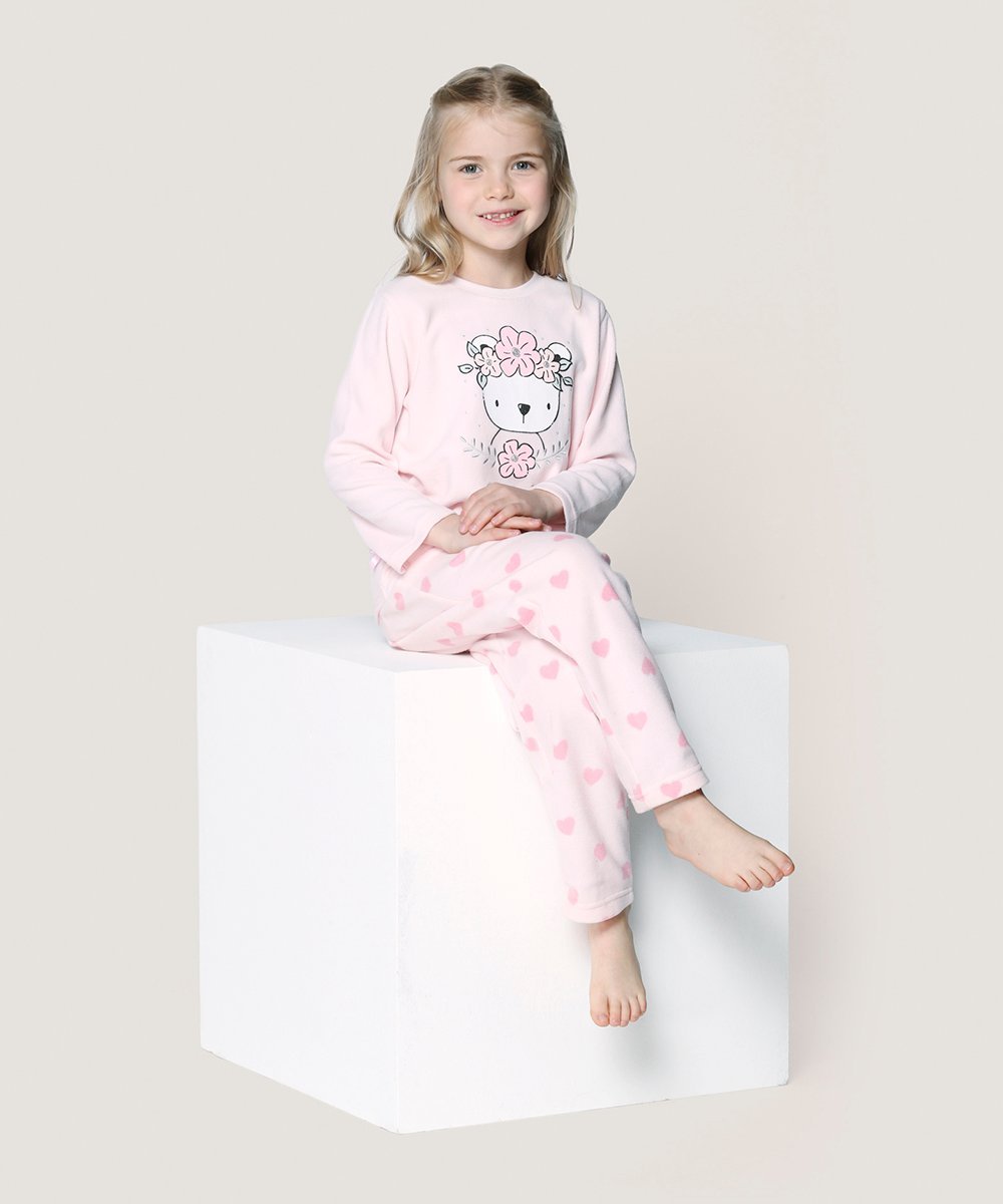 PIJAMA NIÑA LADY GENNY GIRLS AJ-433 MICROPOLAR - Imagen 2