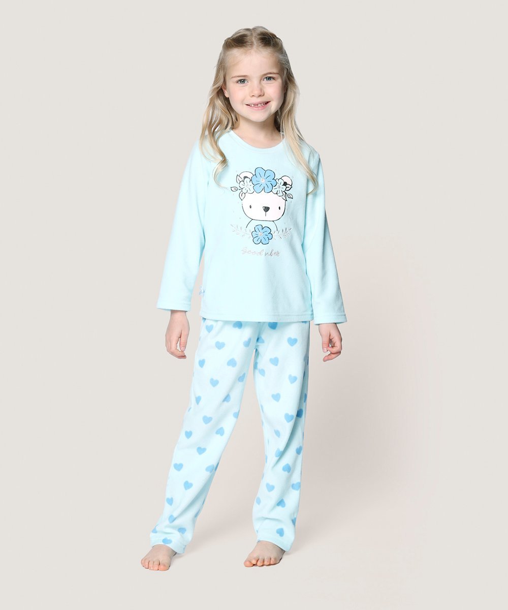 PIJAMA NIÑA LADY GENNY GIRLS AJ-433 MICROPOLAR