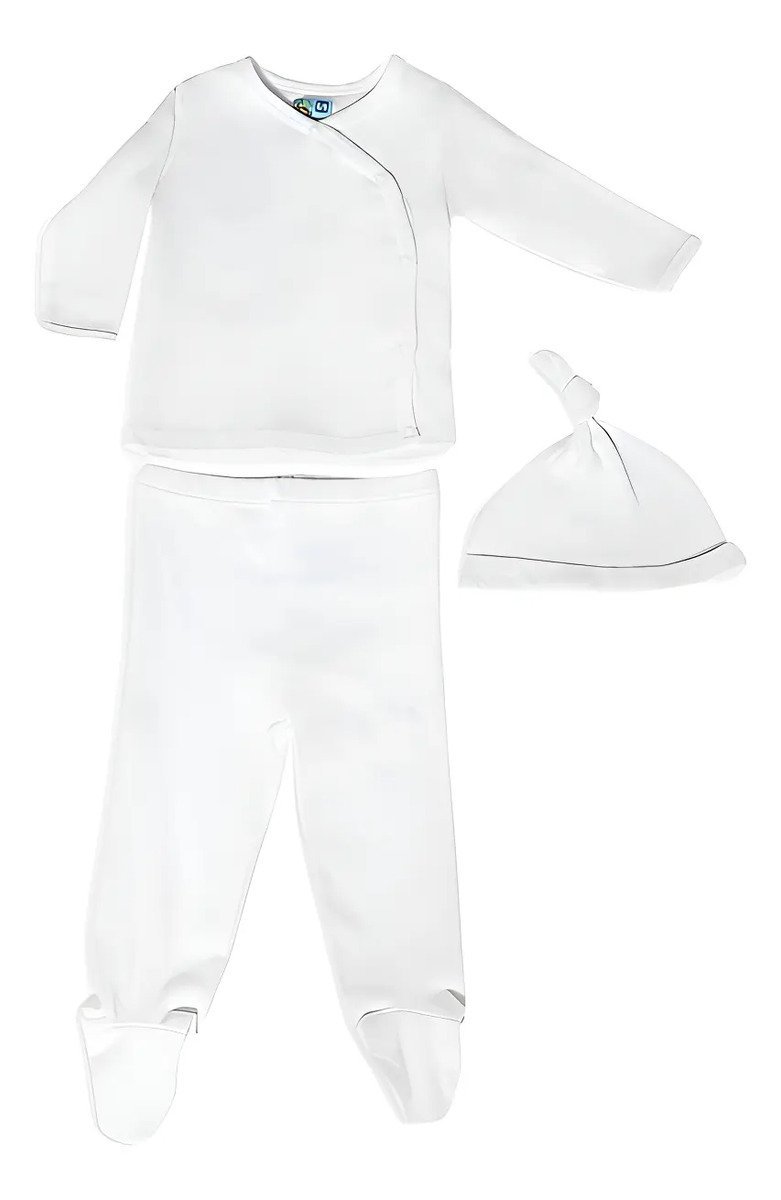 Conjunto Lady Genny Baby Bb-193 Con Gorro Cotton