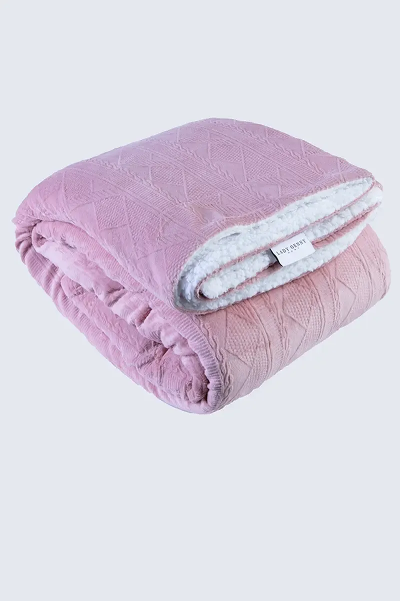 Frazada Sherpa Lady Genny Home H-009 2 Plazas - Imagen 2