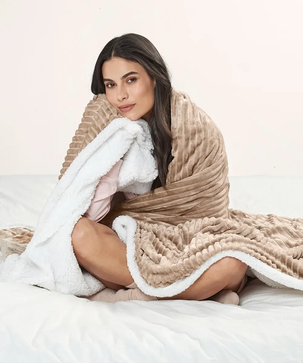 Frazada Sherpa Lady Genny Home H-017
