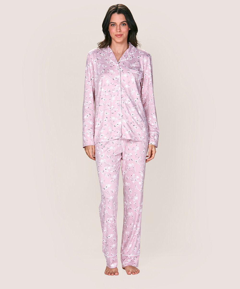 Pijama fantasía estampado floral mujer Lady Genny J-915 - Imagen 2