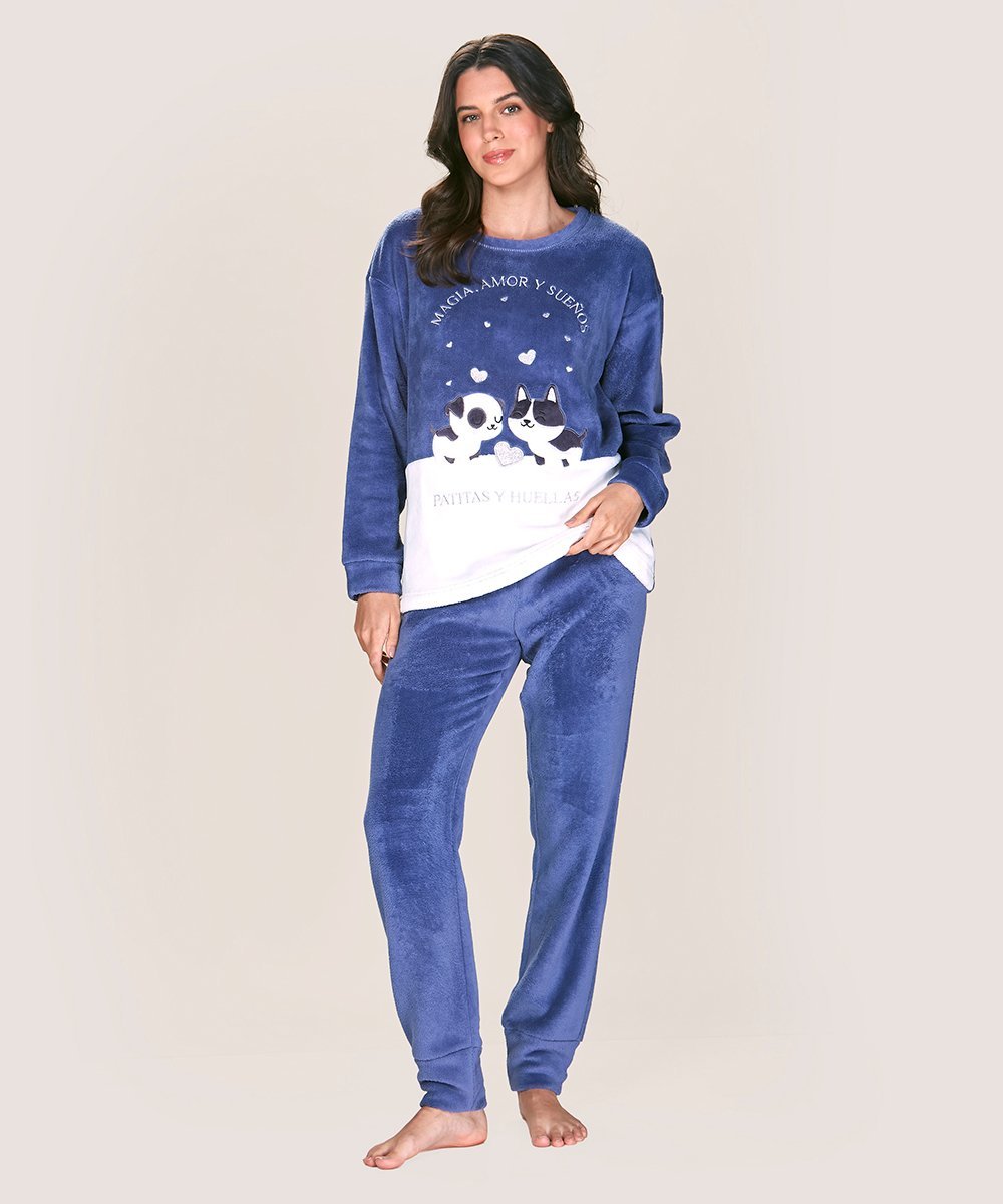 Pijama polar Mujer Lady Genny J-927 - Imagen 2