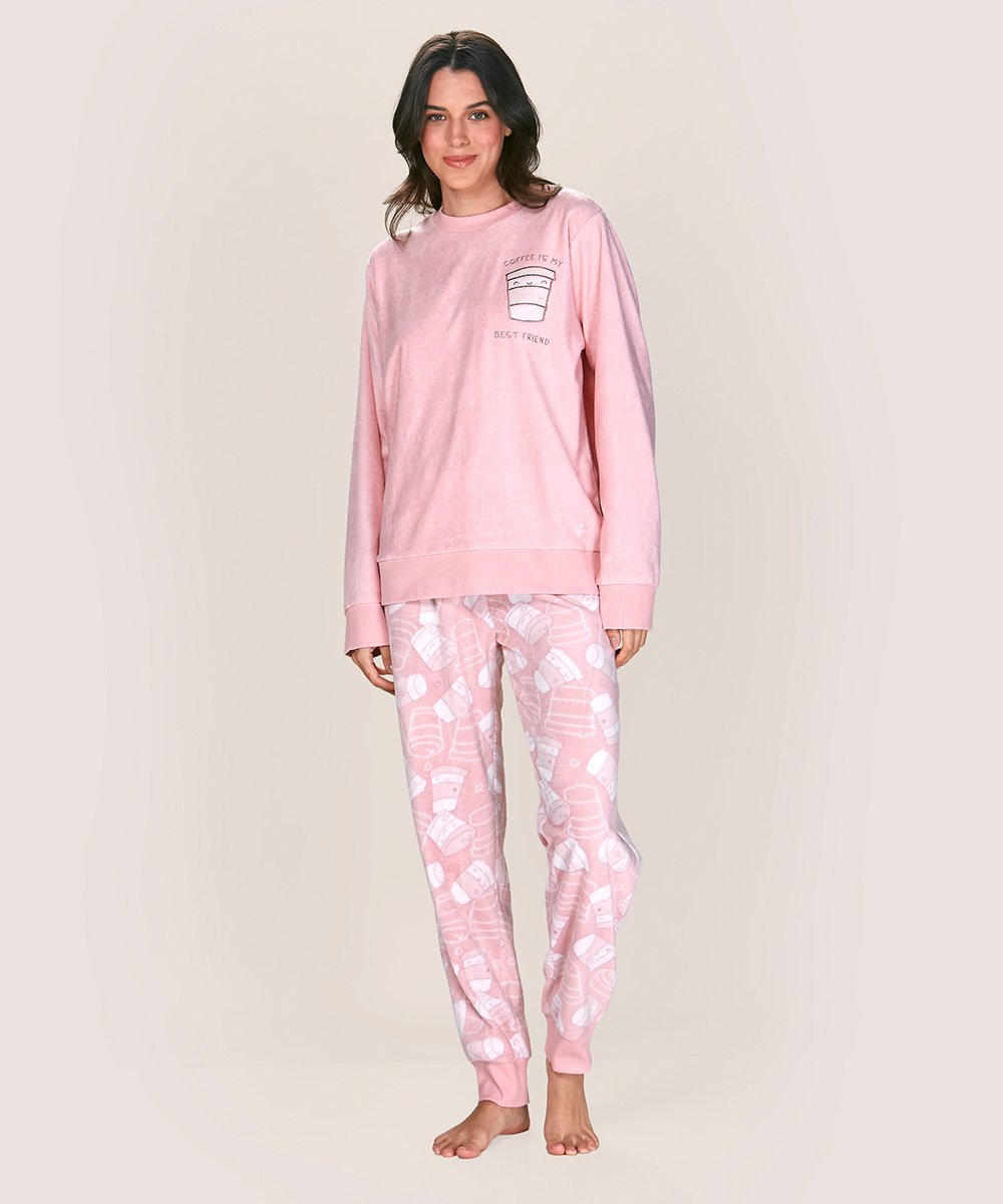 Pijama micropolar Mujer Lady Genny J-937