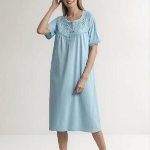 Camisola Mujer Monamour Ma-119 Algodón Liso