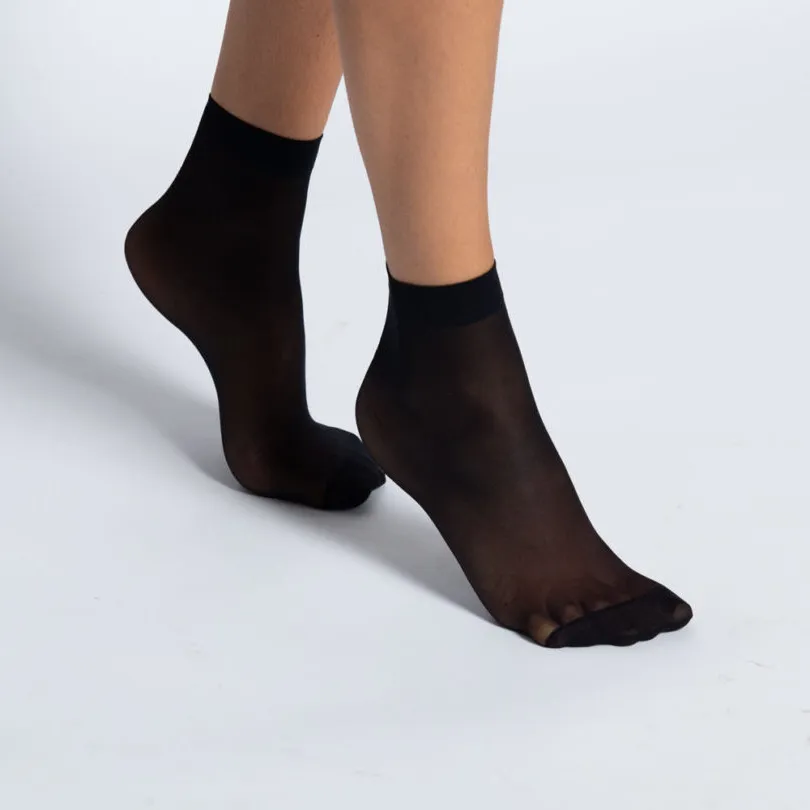 Soquete media liso (20 Denier) mujer Lady Genny P-103 - Imagen 2