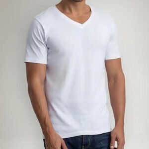 Camiseta Hombre Jockey Yc-209 Rib Manga Corta Cuello V