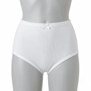Calzón cuadro rib mujer lady genny c-599 algodón suave
