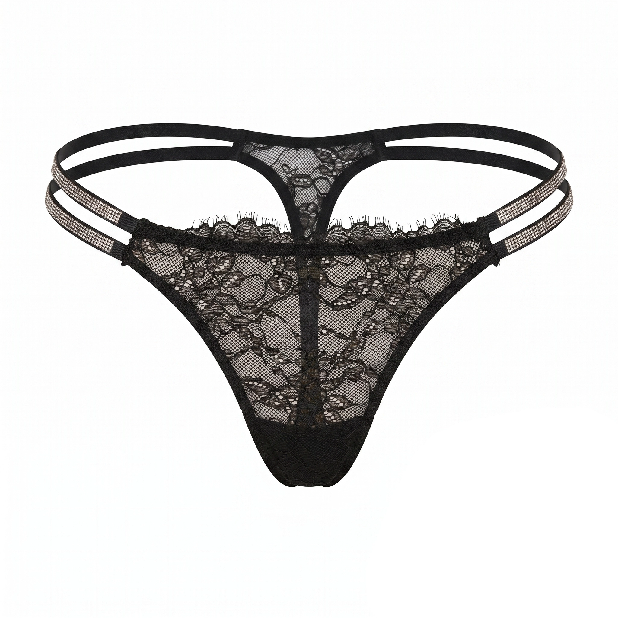 Lady genny c-969 colaless mujer encaje strass