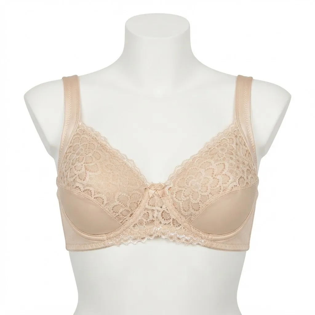Sostén Mujer Lady Genny S-027D Microfibra Encaje - Imagen 3